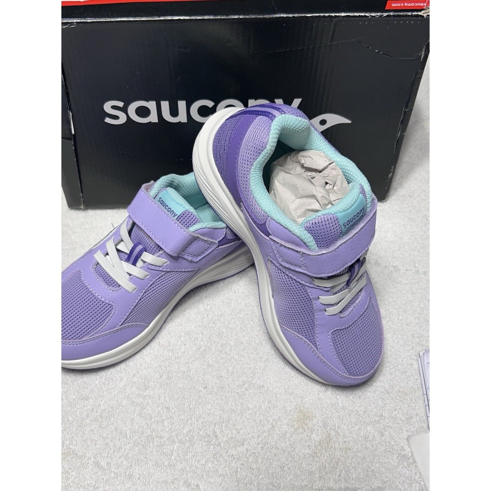 Saucony Kids Cohesion KDZ A/C Purple Sneakers Size 1.5 M NEW IN BOX NIB